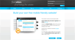 Desktop Screenshot of freesites.com.au