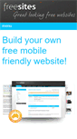Mobile Screenshot of freesites.com.au